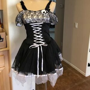Goth corset costume